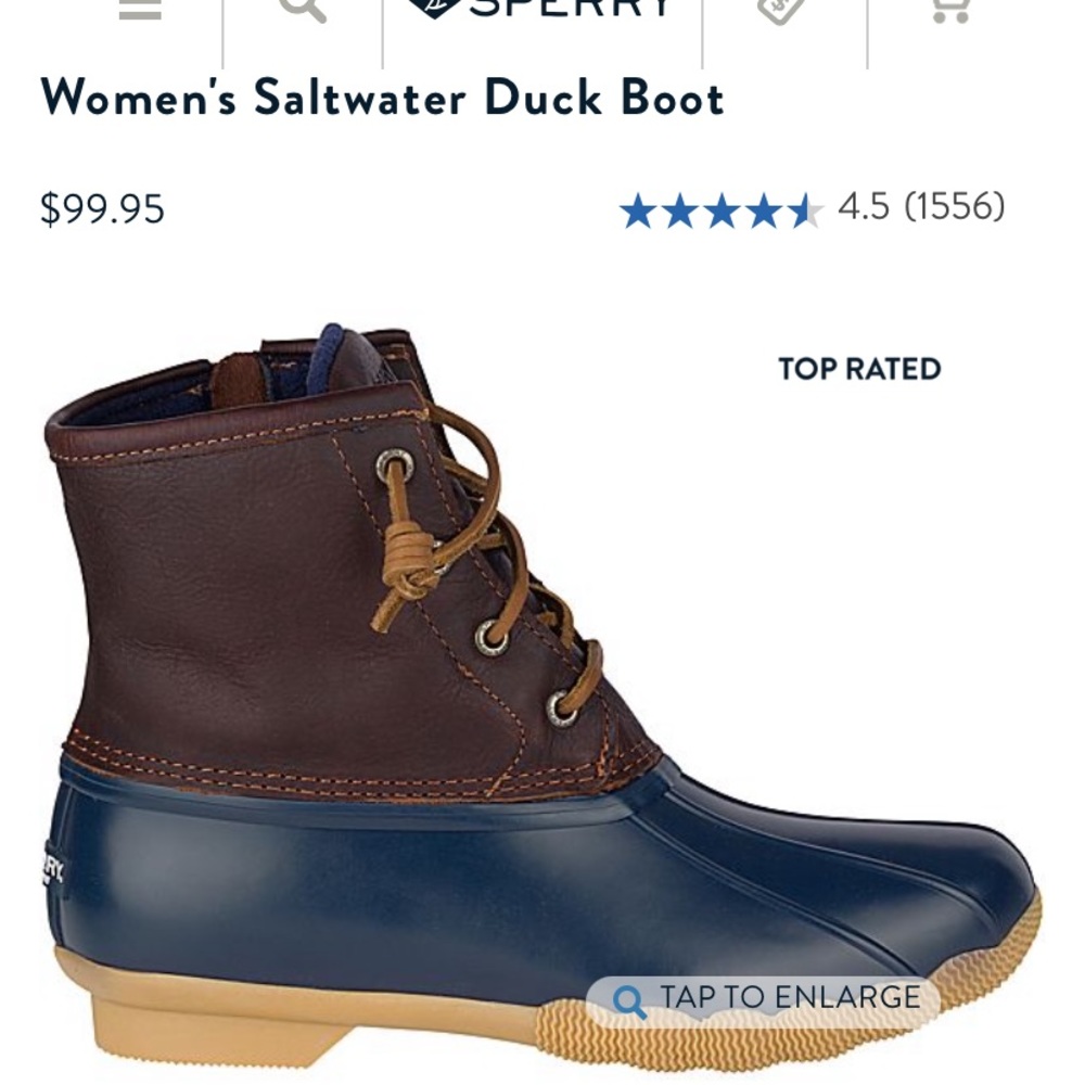 Brand New Sperry Duckboots